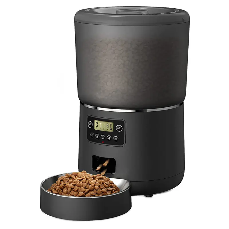 4l Smart Automatic Wifi Pet Feeder Capacity Battery Charging Stainless Steel Bowls Food Dispenser Pet Feeder for Cats and Dogs