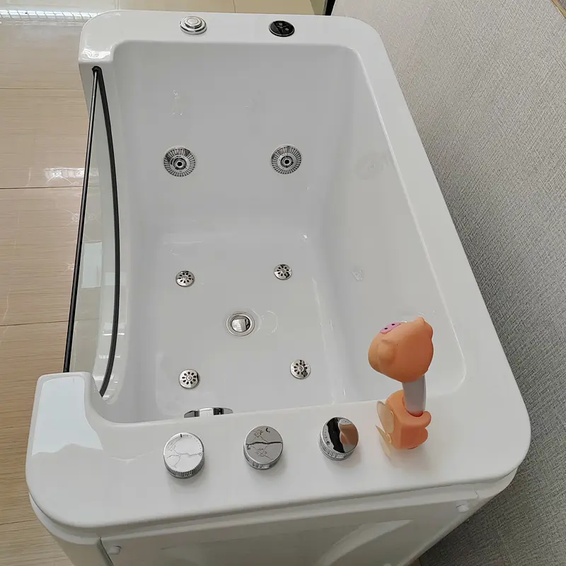 Ozone Pet Bath Tub Acrylic Fiberglass Dog Grooming Bath Tub Pet Spa Dog Bathtubs Cleaning Dog Bath Tub