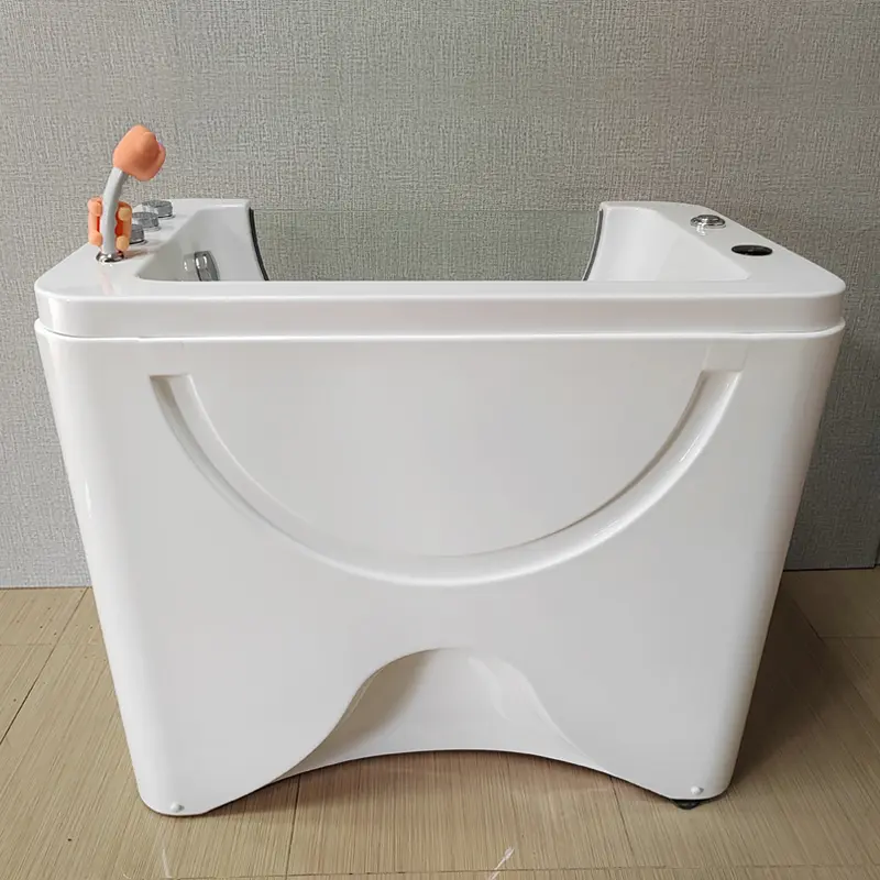 Ozone Pet Bath Tub Acrylic Fiberglass Dog Grooming Bath Tub Pet Spa Dog Bathtubs Cleaning Dog Bath Tub