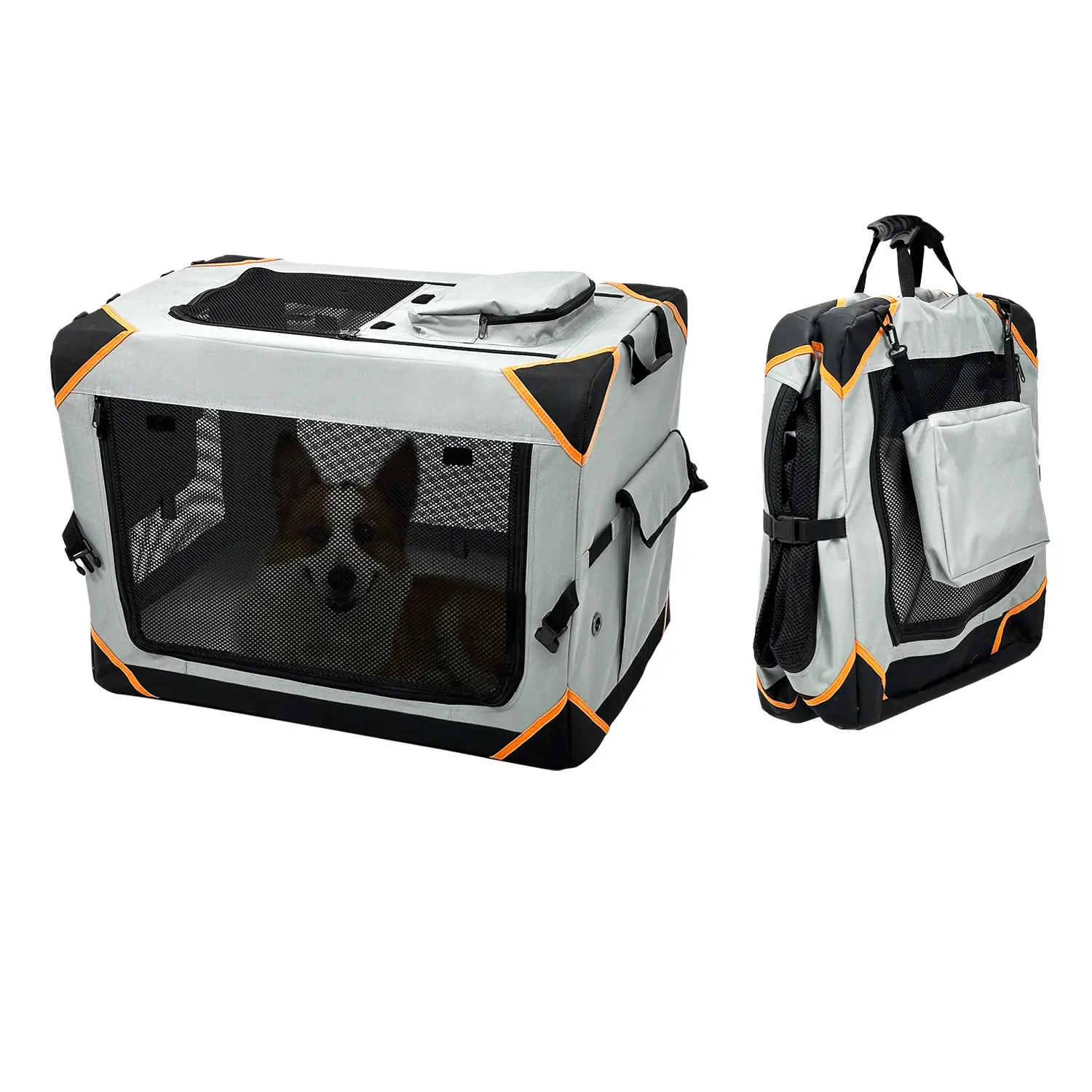 Best Quality Waterproof Foldable Soft Sided Carrier Pet Carrier Bag with Removable Pad for Dog Cat Safety Outdoor