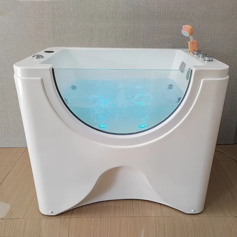 Ozone Pet Bath Tub Acrylic Fiberglass Dog Grooming Bath Tub Pet Spa Dog Bathtubs Cleaning Dog Bath Tub
