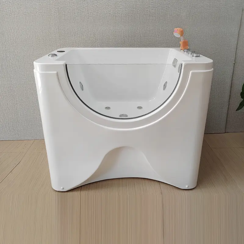 Ozone Pet Bath Tub Acrylic Fiberglass Dog Grooming Bath Tub Pet Spa Dog Bathtubs Cleaning Dog Bath Tub