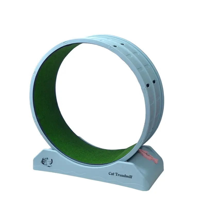 Cat treadmill safety lock stable load bearing circular cycle silent track design carefully polished