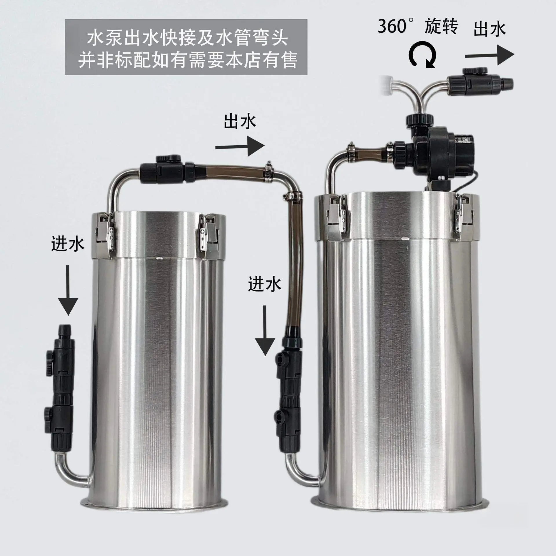 Premium Quality Aquarium External Filter Fish Tank Filtration Aquarium Canister Filter