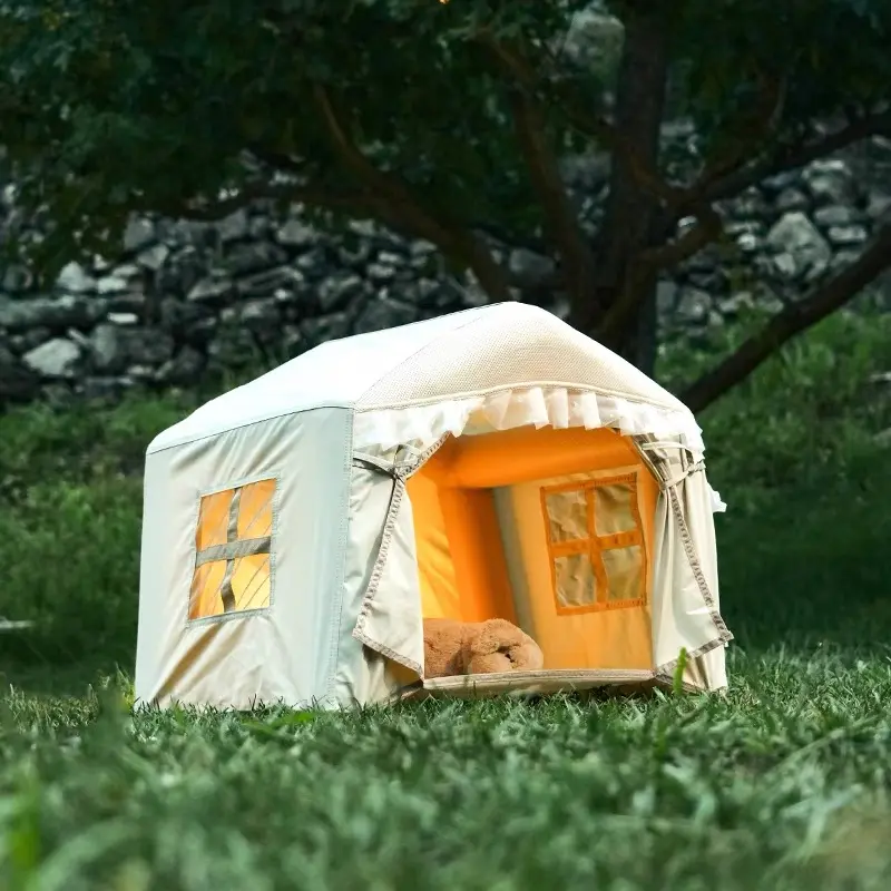 Wholesale Customsized  Luxury Inflatable Tent for Dog Cat House  Pet House Indoor & Outdoor