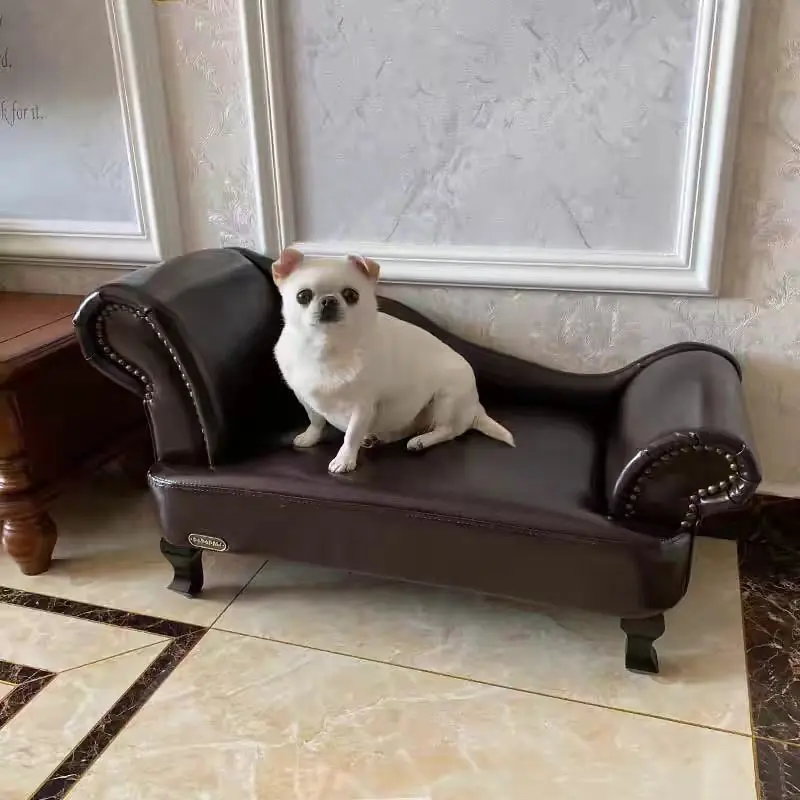 American style cat-specific small sofa for all seasons universal cat bed solid wood dog bed pet bed chaise longue