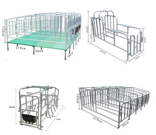 Pig Equipment Farming Positioning Bar Sow Farrowing Bed Sow Gestating Bed
