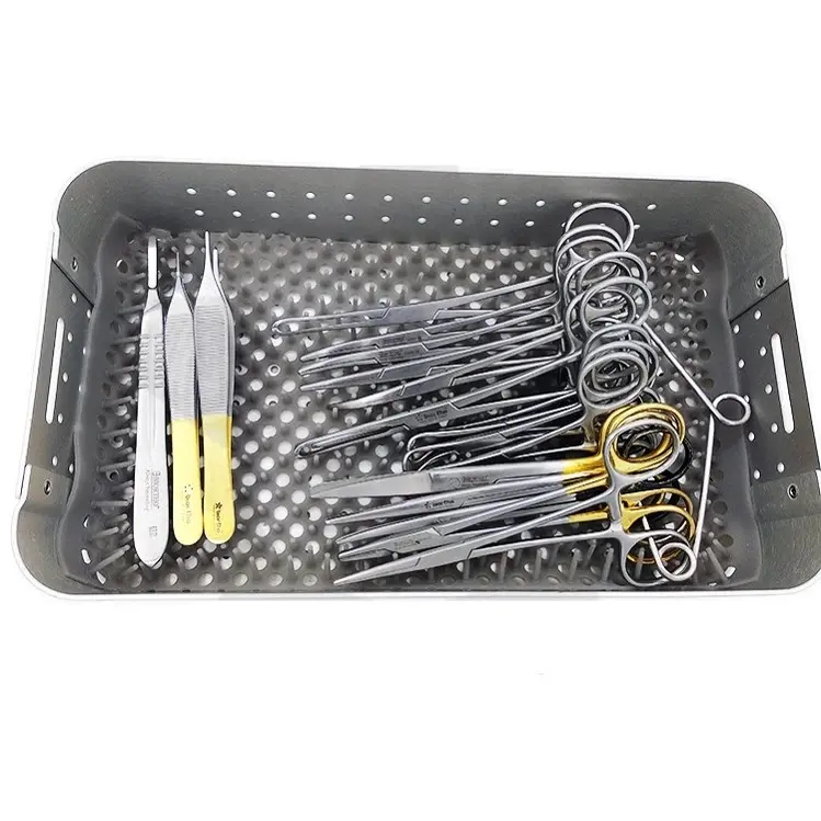 Veterinary Pets Small Animal General Instrument Kit Minor Full Surgical Instrument Set