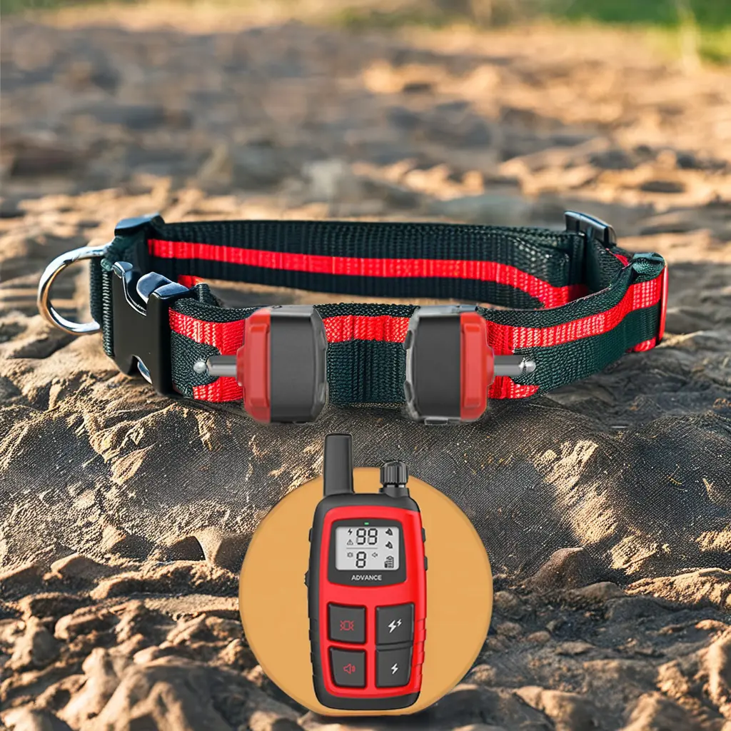 Customized IPX7 Waterproof Plastic Dog Training Collar Pet Training Supplies