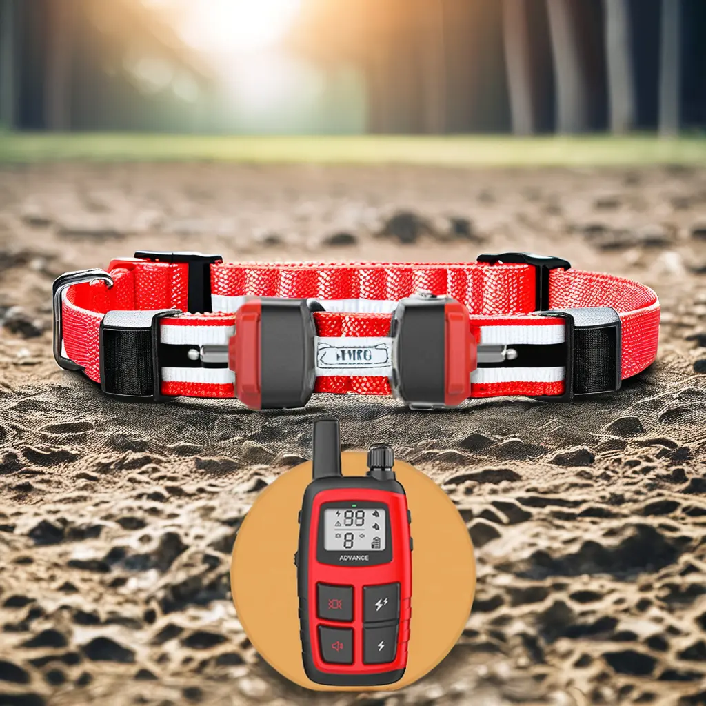 Customized IPX7 Waterproof Plastic Dog Training Collar Pet Training Supplies