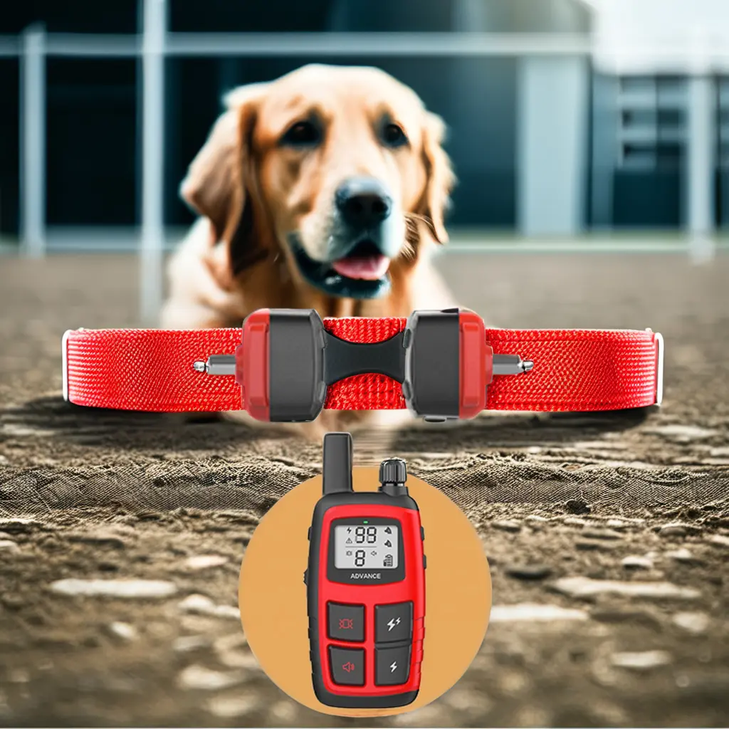 Customized IPX7 Waterproof Plastic Dog Training Collar Pet Training Supplies