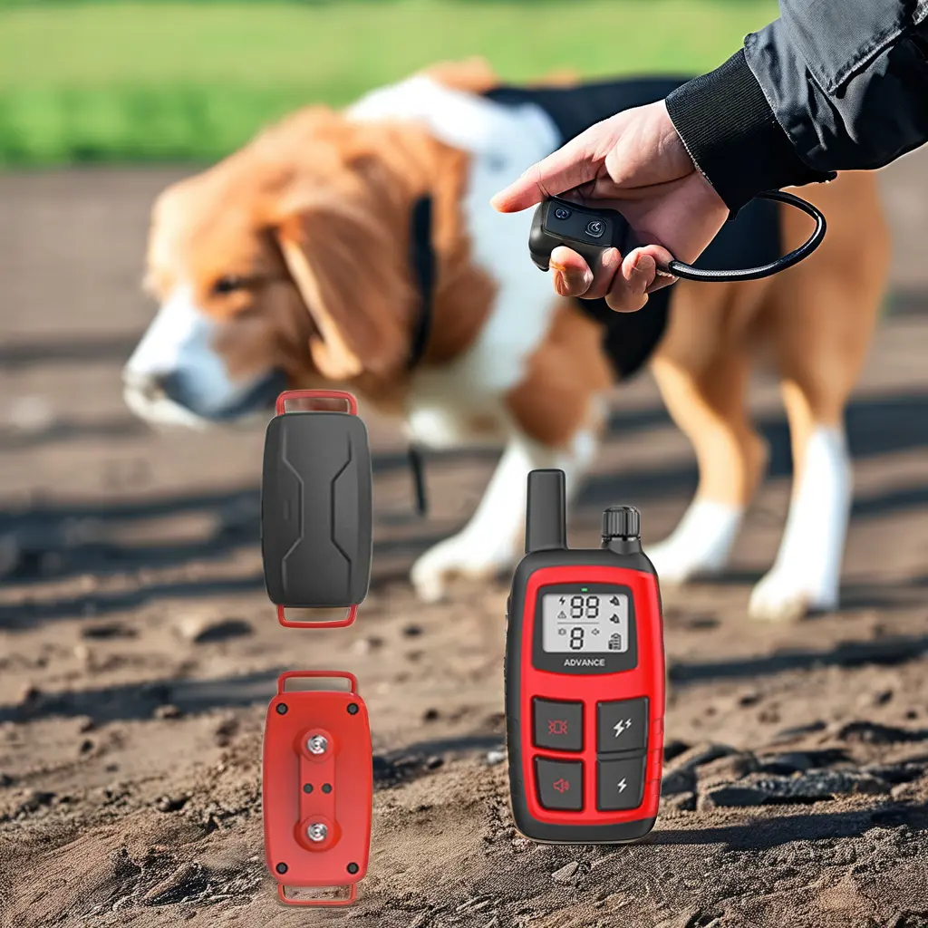 Customized IPX7 Waterproof Plastic Dog Training Collar Pet Training Supplies