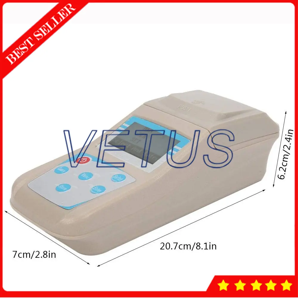 Portable Residual Chlorine Tester Chlorine Detector Analyzer Water Quality Testing Meter Measuring 0-10mg/L