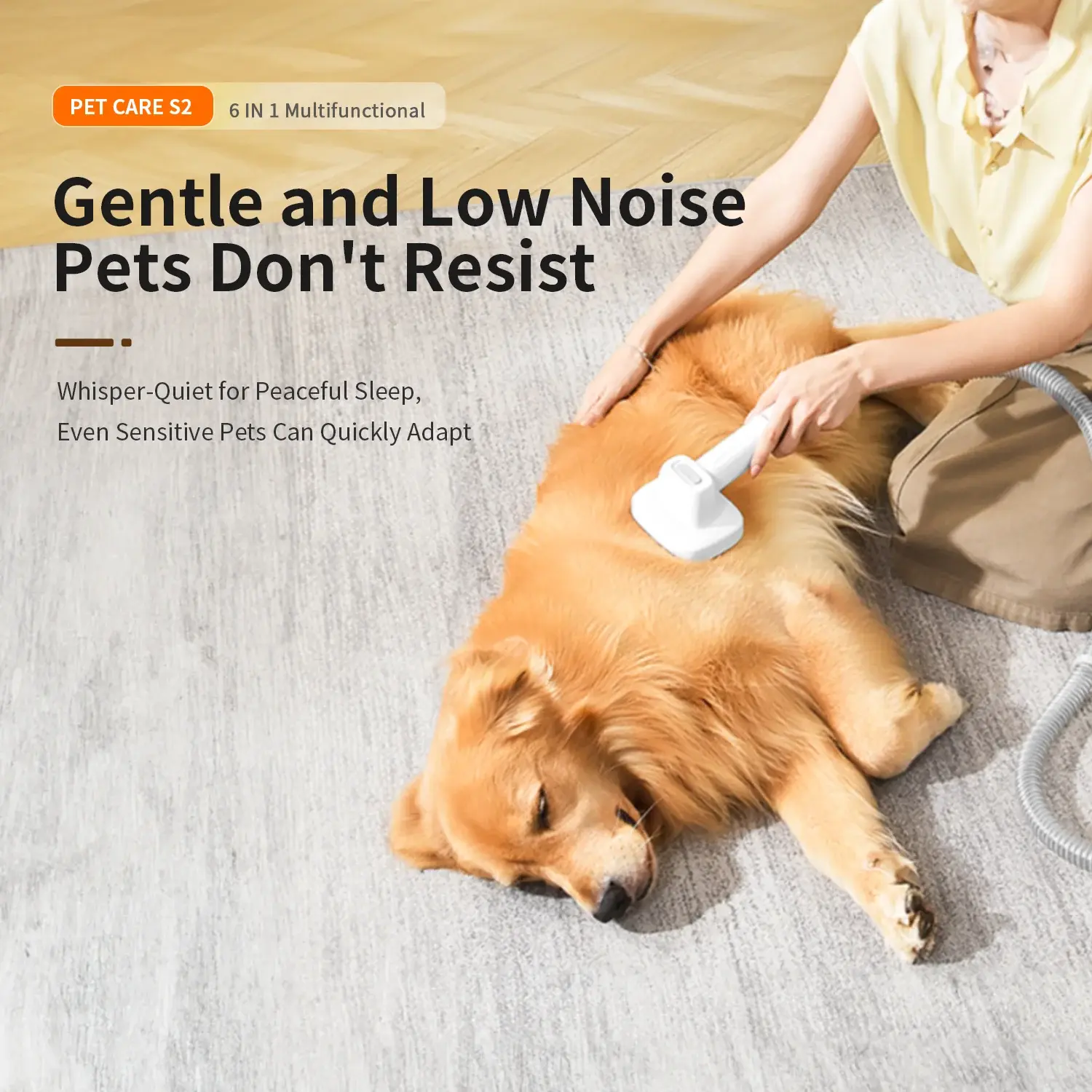 2025 New Pet Products Electric Dog Hair Dryer Deshedding Tool Clipper Brushes Pet Hair Grooming Vacuum Cleaner Kit for Cat Dogs