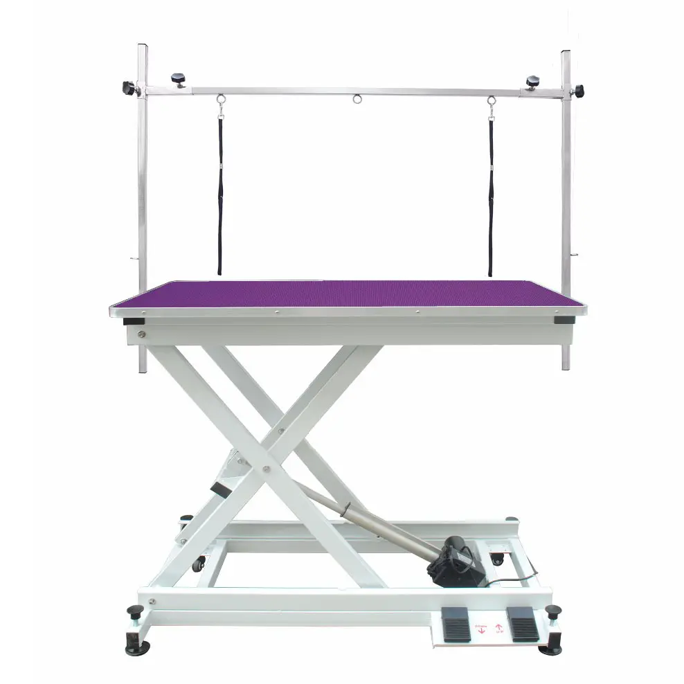 Height Adjustable Dog Pet Beauty Products Professional Electric Hydraulic Large Grooming Table