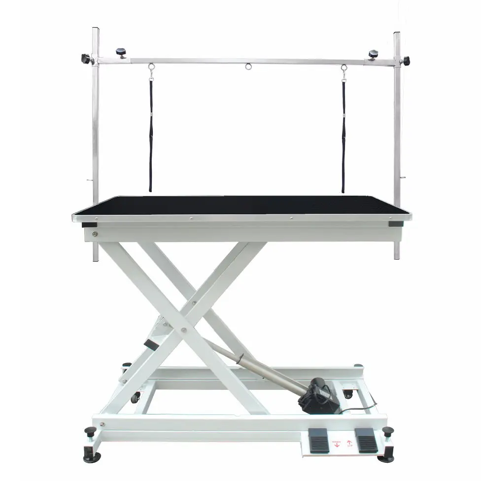 Height Adjustable Dog Pet Beauty Products Professional Electric Hydraulic Large Grooming Table