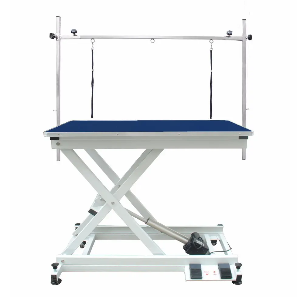 Height Adjustable Dog Pet Beauty Products Professional Electric Hydraulic Large Grooming Table