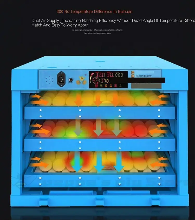 Chicken Egg Incubator and Hatchery Fully Automatic Duck Incubator for Hatching Eggs/