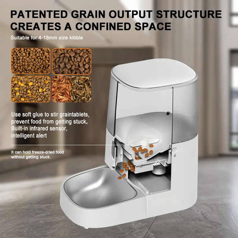 Wholesale OEM 5L Automatic Pet Feeder Smart Pet Cat Dog Self Feede Intelligent Pet Food Dispenser Wifi App Remote