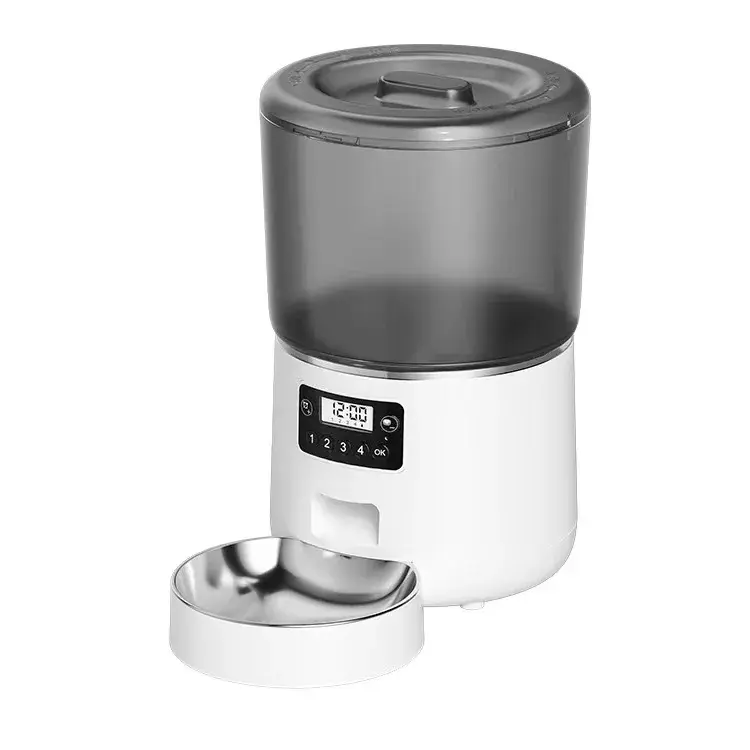 iPetDog 3L Smart Tuya APP Remote Cat and Dog Food Dispenser Timed Quantitative Food Output Automatic Pet Food Feeder