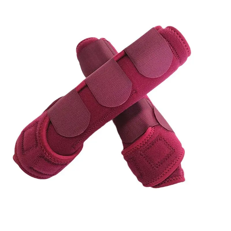 HOT Sale Custom logo sports horse tendon boots elastic lightweight neoprene leg protector horse sport boots horse boots