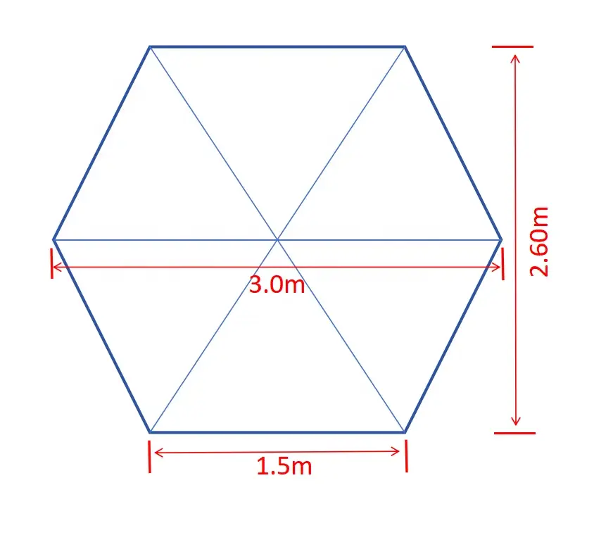 High Quality Hexagonal  Iron Dog Cage Sustainable Outdoor Dog Running Cage with Favorable Price Solid Pattern