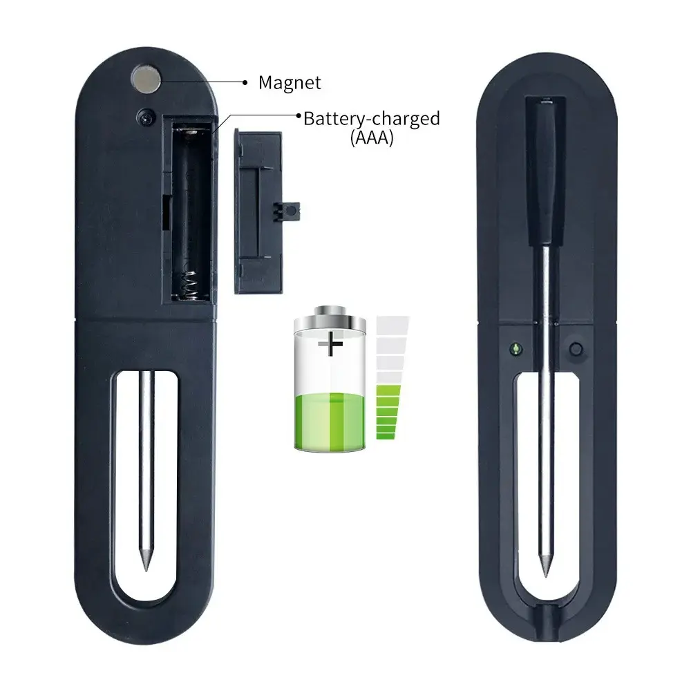 Phone APP Smart Remote Digital Waterproof Battery Charged  Wireless  Meat Thermometers