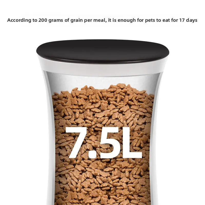 Bestseller WIFI 7.5L Large Capacity Automatic Feeder for Cats Dogs Timed Quantitative Food Bowl for Water Application