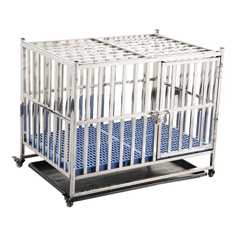 Easy to Install Heavy Duty Dog Cage Strong Metal Kennel and Crate for Medium and Large Dog Cages for Sale Cheap