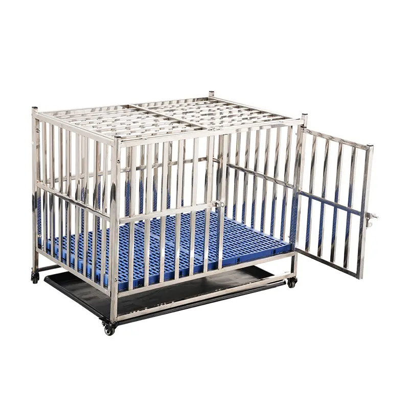 Easy to Install Heavy Duty Dog Cage Strong Metal Kennel and Crate for Medium and Large Dog Cages for Sale Cheap