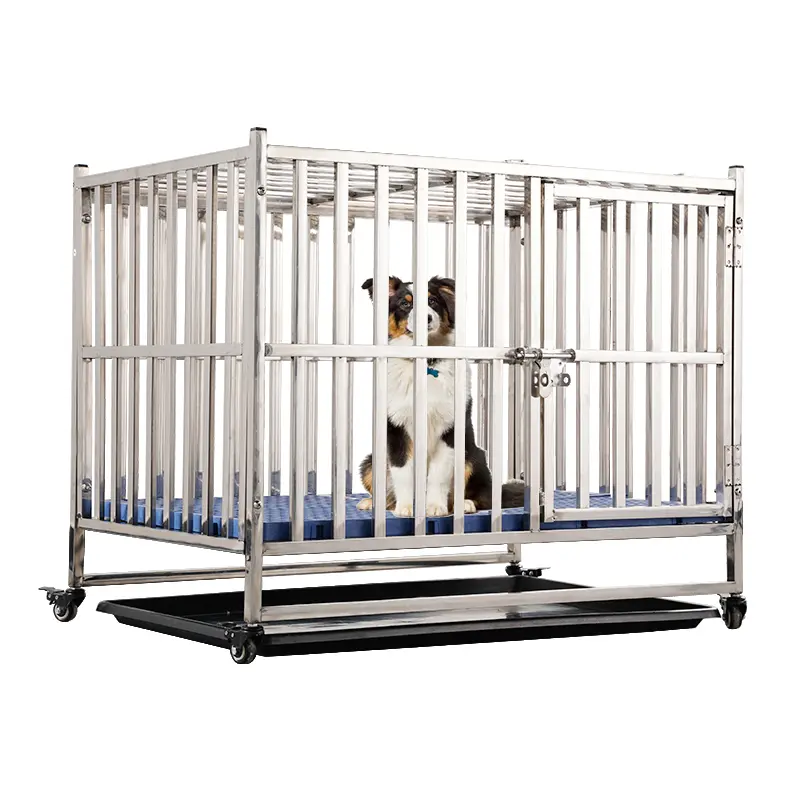 Easy to Install Heavy Duty Dog Cage Strong Metal Kennel and Crate for Medium and Large Dog Cages for Sale Cheap