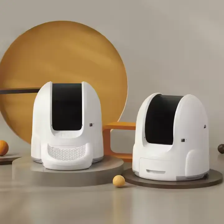 OEM Wholesale Large XL Ventilation Cat Litter Box Wifi APP Automatic Cat Toilet Pan Easy Clean for Home Use
