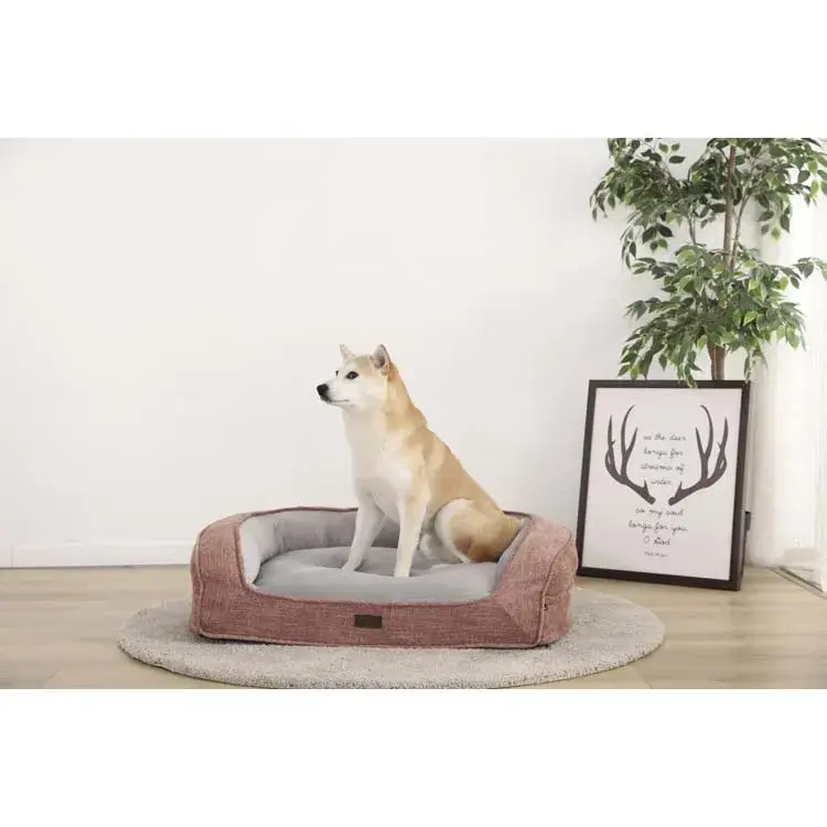 Soft Pet Cat Dog Bed Hot Selling Cheap OEM Luxury Pet Beds  Accessories for Dogs Accept Customized Logo
