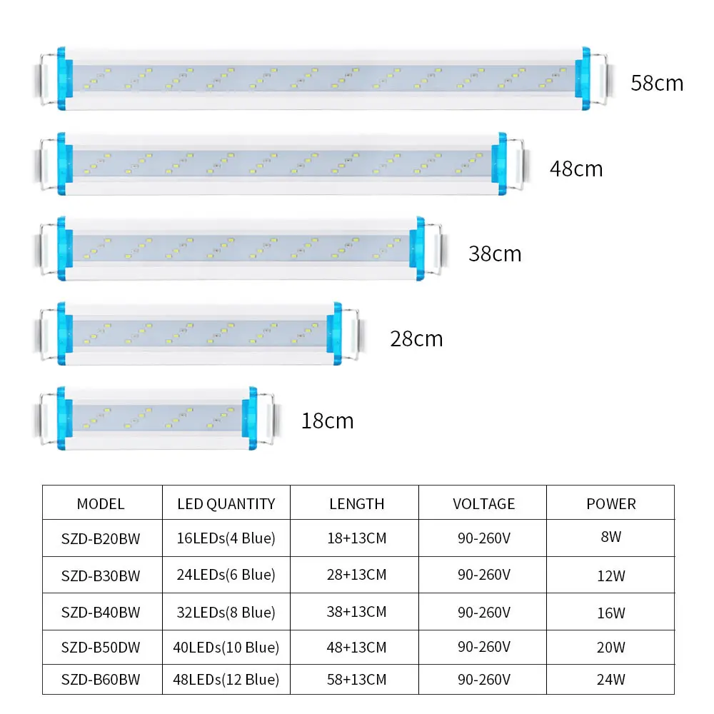 Aquarium Light Aquatic Grass Landscape Light Fish tank Support Light