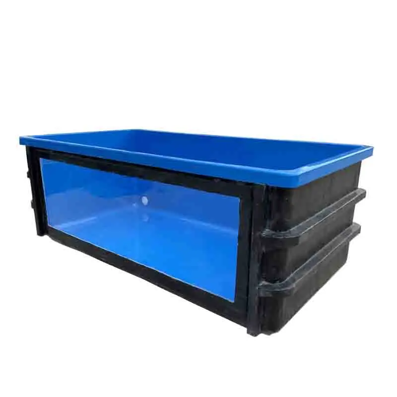 Premium Aquarium Fish Tank with Gravel Substrate Fiberglass Poisson Tank for Freshwater Marine Fish Easy to Clean