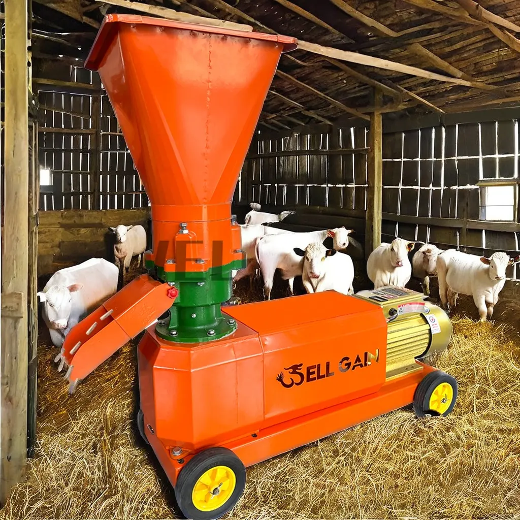New 220V Small Home Breeding Feed Processing Equipment Making Straw Corn Capsules for Chicken Duck Rabbit Pig Sheep Cattle