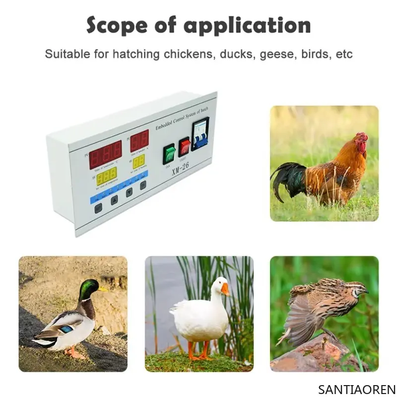 XM-26 Egg Incubator Accessories AC160V-240V Automatic Temperature Humidity Controller