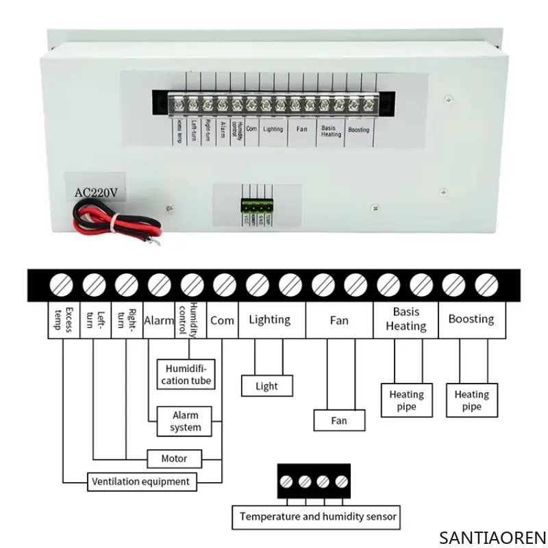 XM-26 Egg Incubator Accessories AC160V-240V Automatic Temperature Humidity Controller