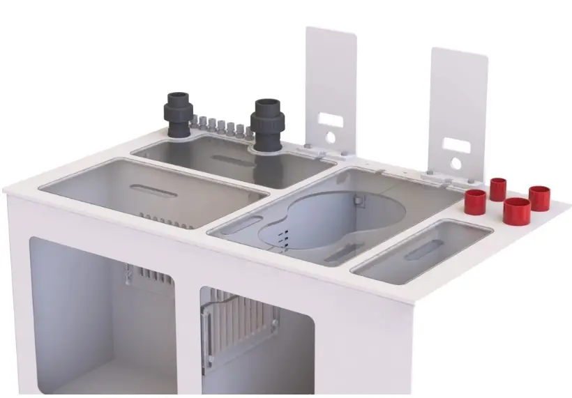 Saltwater Aquarium Sump Filter Acrylic Fish Tank Sump for Aquarium Filtration