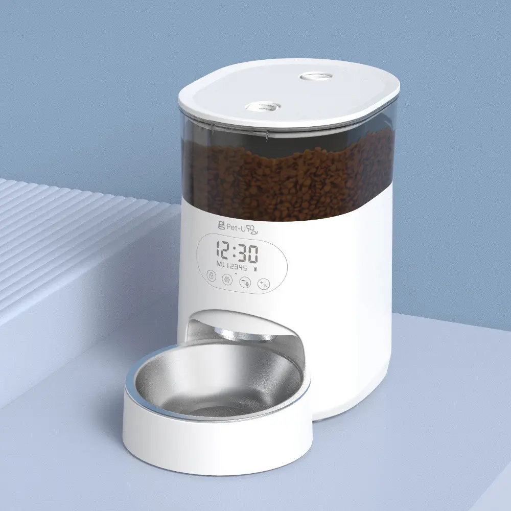 Factory Direct Sale 4L Large Capacity Smart Pet Feeder Touch Button Model for Cat Dog Eco-Friendly Timed Quantitative Water