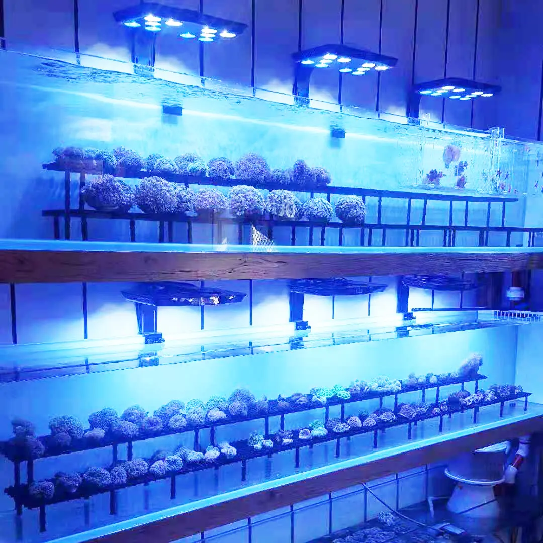 Aquariums Lights Full Spectrum Marine Reef Coral Light for Saltwater Freshwater Aquarium Fish Tank Aquatic Plants LED Lighting