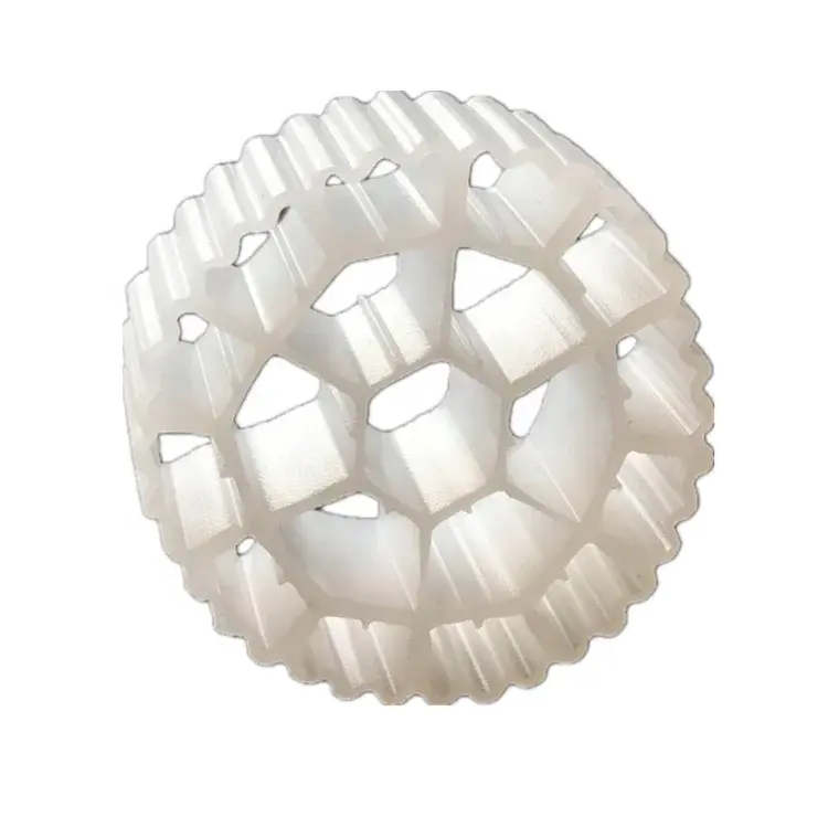 Huisen 25x12mm K3 Plastic MBBR Filter Media 19holes PE05 Water Treatment Bio Film Carrier For Fish Pond