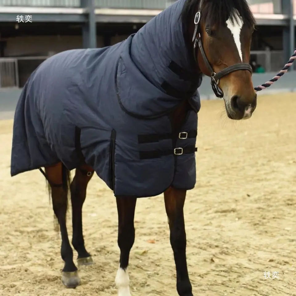 Horse Equine Equipment Waterproof Outdoor Horse Winter Rug Comfortable Horse Sheet Cotton Polyester Polybag Oxford