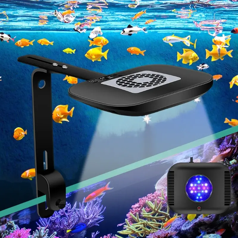WiFi-Controlled 100w Plastic LED Lighting for Aquariums Eco-Friendly Salt Water Corals Reef Growth Fish Tank Dimming Application