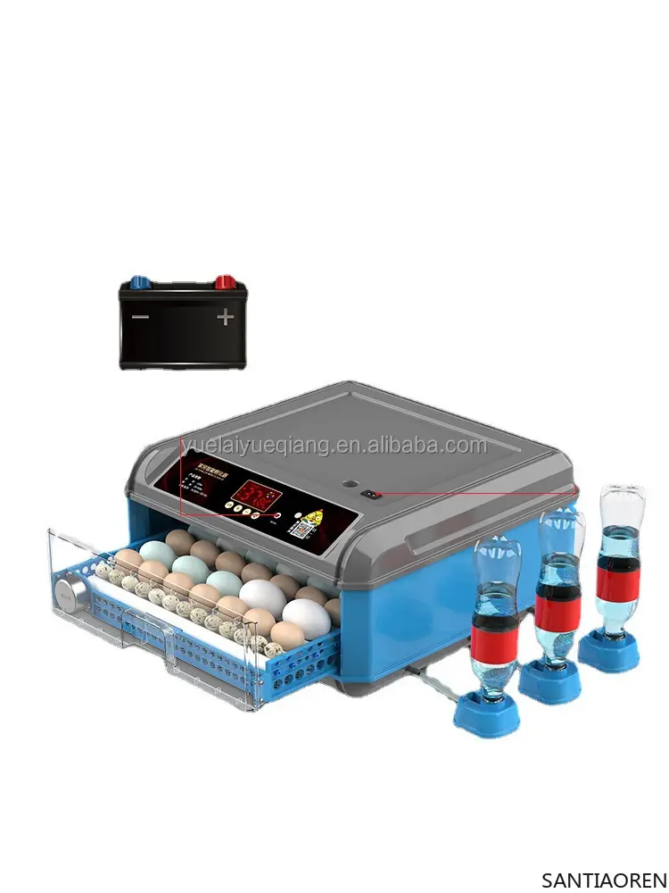 Higher Hatching Rate  Automatic Water Supply 98 Capacity Egg IncubatorAutomatic Intelligent Small Home Incubator 220V/110V/12V