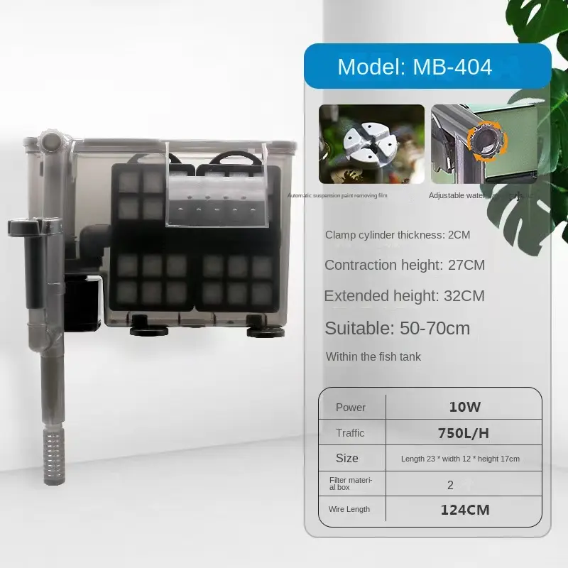 High Quality Fish tank External clear Water Circulation Oxygenation Pump Fish tank Filter