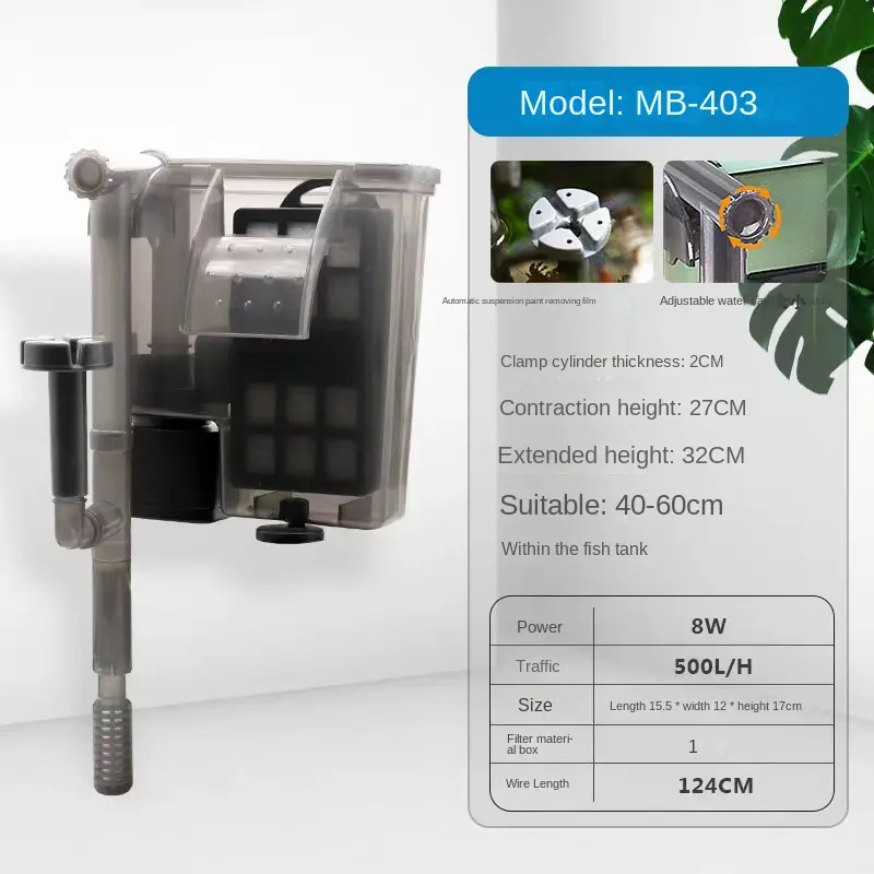 High Quality Fish tank External clear Water Circulation Oxygenation Pump Fish tank Filter