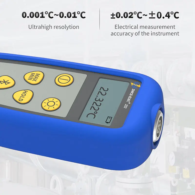 High Precision Handheld Industrial Digital Thermometer Thermocouple 0.1℃ K Type -100-1372℃ Temperature Measurement