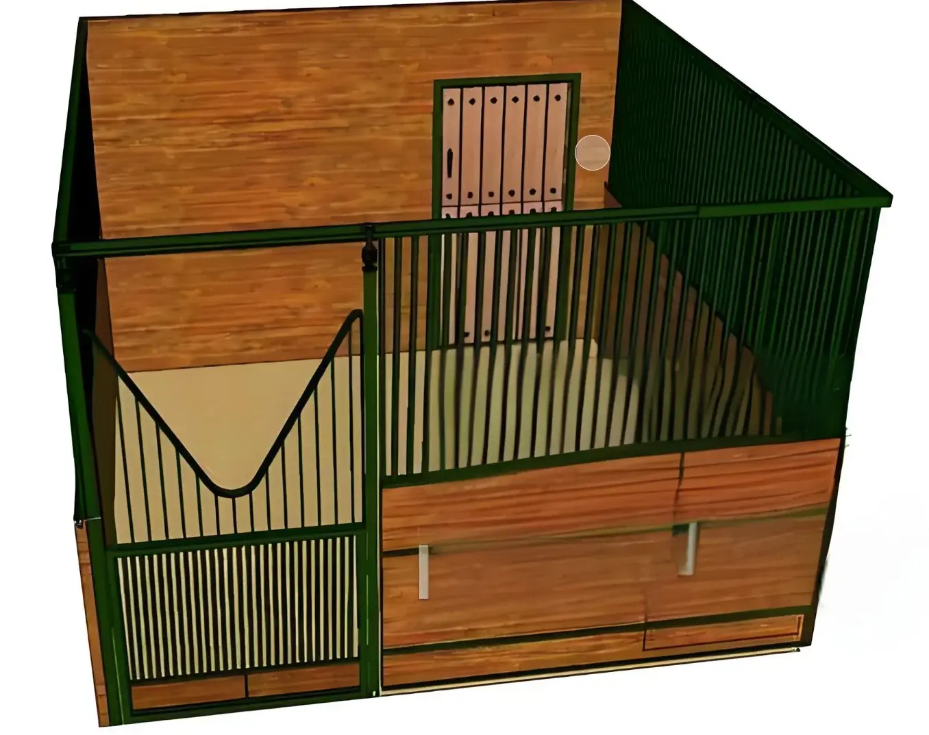 Modern Newest Stables European Style Farm Harness Cheap Printable LOGO Size Customized shed for horses
