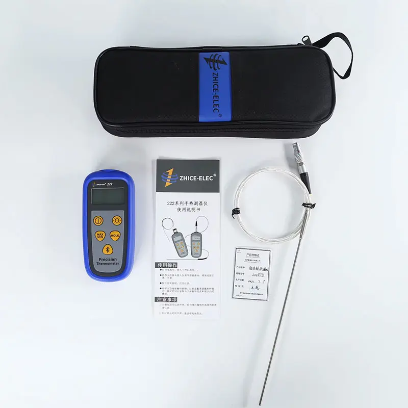 High Precision Handheld Industrial Digital Thermometer Thermocouple 0.1℃ K Type -100-1372℃ Temperature Measurement